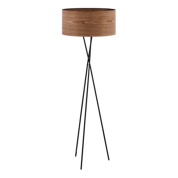 Eglo 33705 - Stojacia lampa CANNAFESCA 1xE27/60W/230V hnedá/čierna