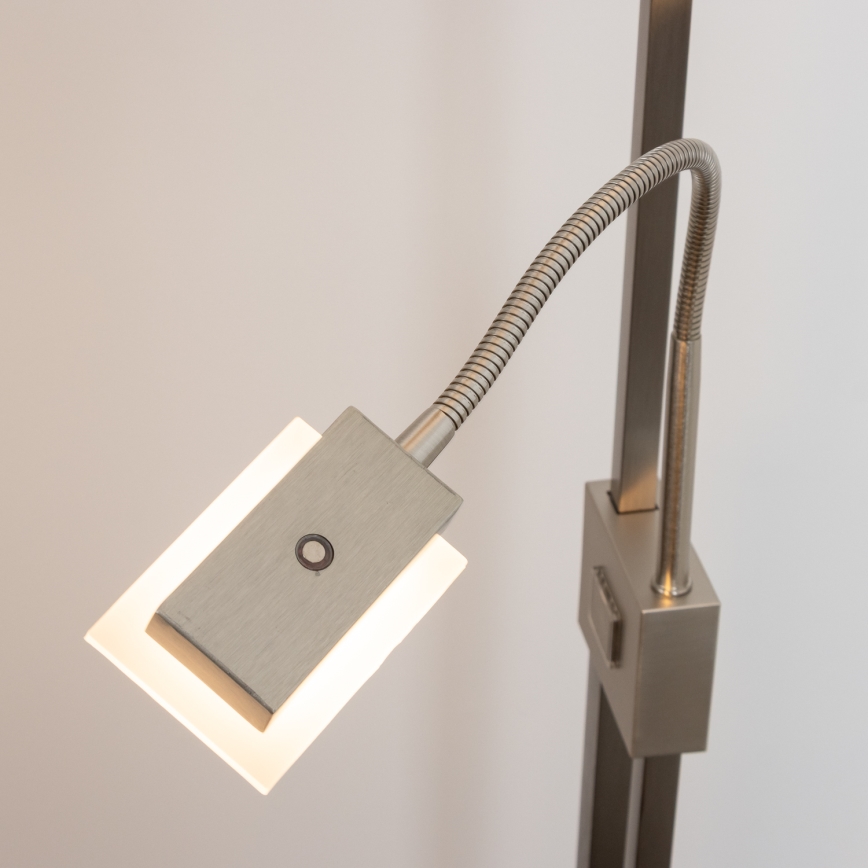 Eglo 33817 - LED Stmievateľná dotyková stojacia lampa SOLANO LED/30W/230V + LED/4W