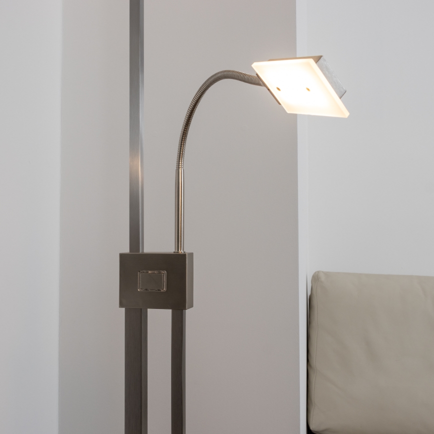 Eglo 33817 - LED Stmievateľná dotyková stojacia lampa SOLANO LED/30W/230V + LED/4W