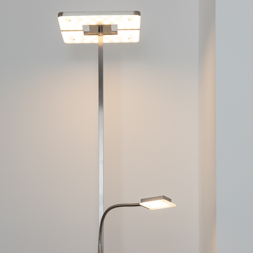 Eglo 33817 - LED Stmievateľná dotyková stojacia lampa SOLANO LED/30W/230V + LED/4W