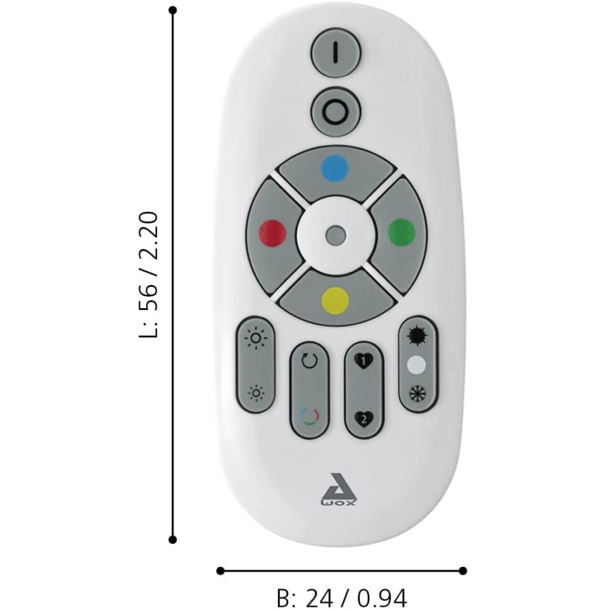 Eglo - Diaľkové ovládanie CONNECT-Z 2xAAA Bluetooth ZigBee
