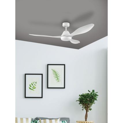 Eglo 35015 - LED Stropný ventilátor ANTIBES LED/18W/230V + DO