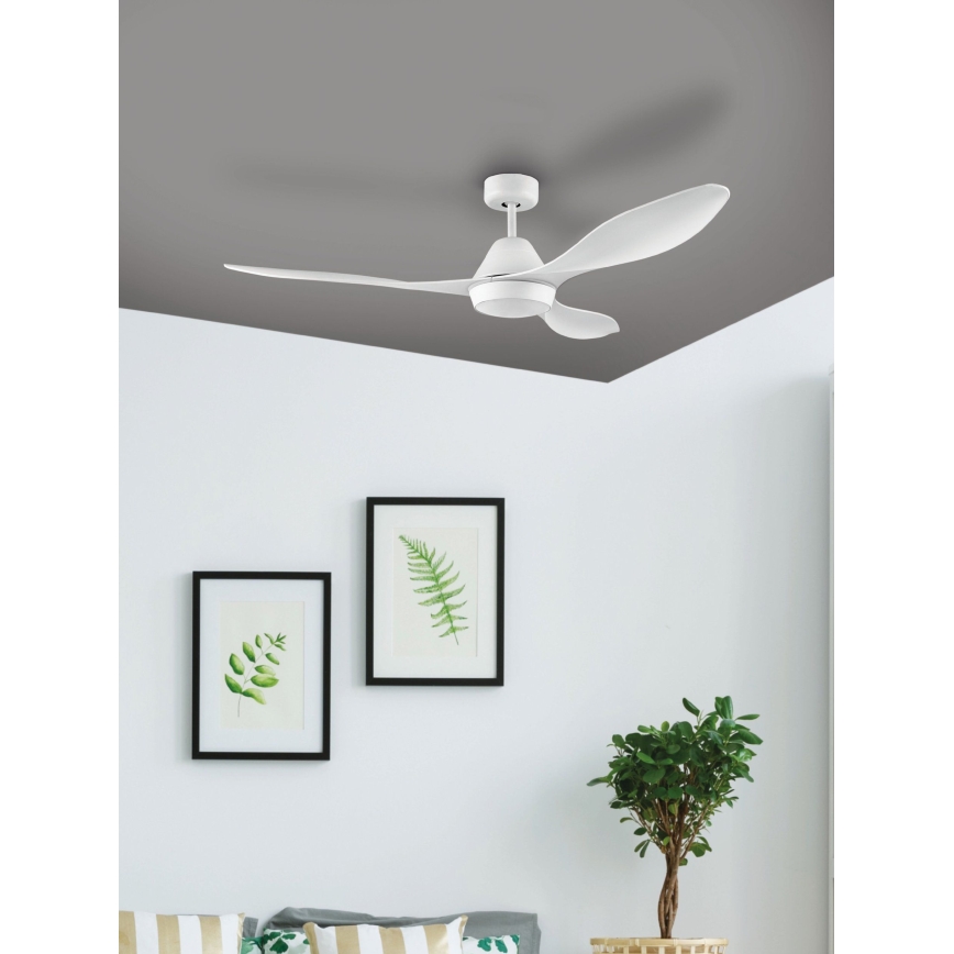 Eglo - LED Stropný ventilátor LED/18W/230V + DO