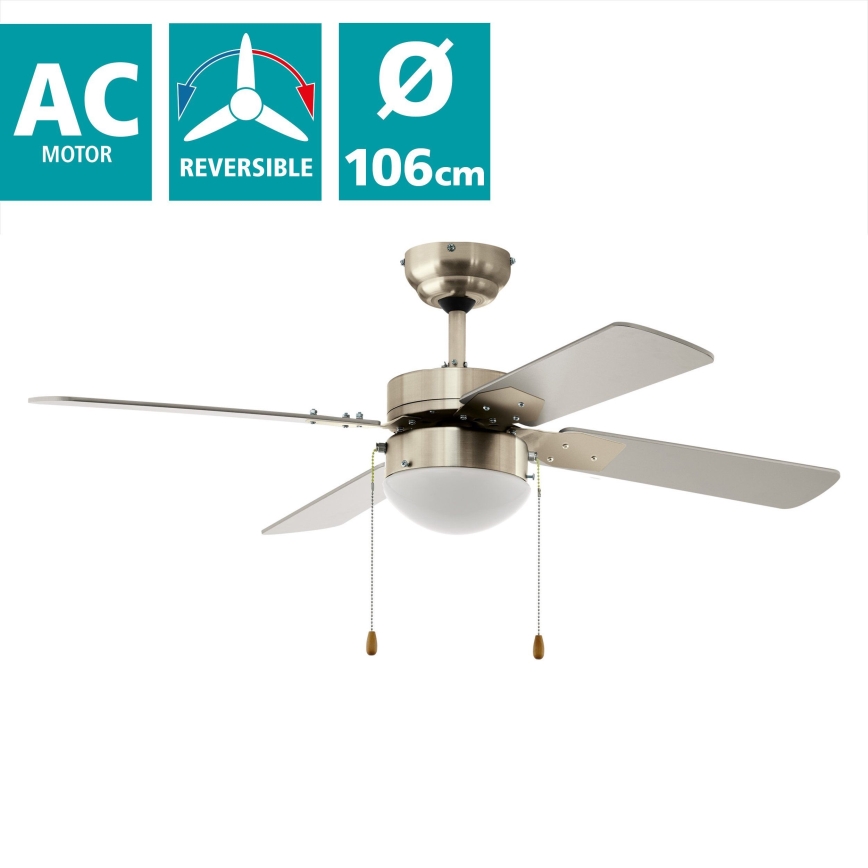 Eglo - Stropný ventilátor 1xE14/60W/230V