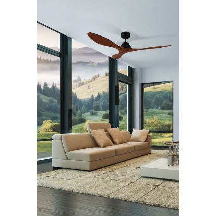 Eglo - Stropný ventilátor 45W/230V + DO
