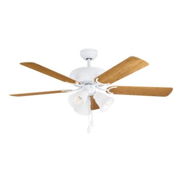 Eglo 35076 - Stropný ventilátor LAS PALMAS 3xE27/40W/230V hnedý