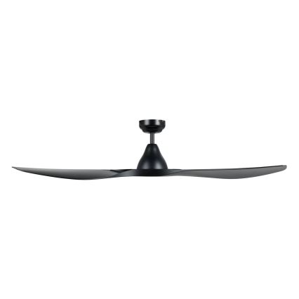 Eglo - Stropný ventilátor pr. 132 cm, čierny + diaľkové ovládanie