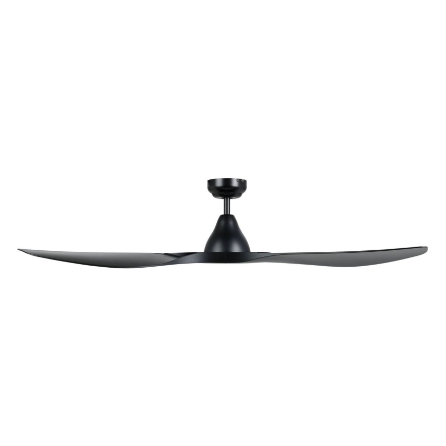 Eglo - Stropný ventilátor pr. 132 cm, čierny + diaľkové ovládanie