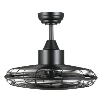 Eglo - LED stropný ventilátor LED/15W/230V pr. 53 cm čierny + diaľkové ovládanie