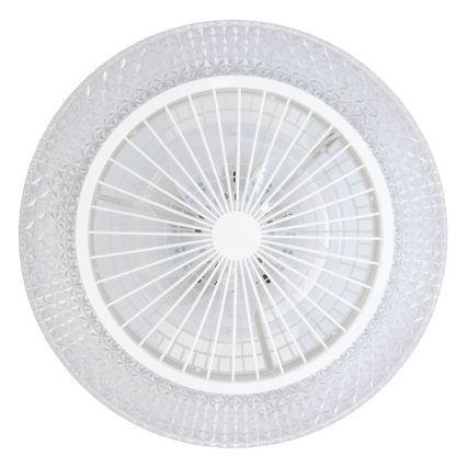 Eglo - LED stmievateľný stropný ventilátor 3xLED/12,6W/230V 2700-6500K pr. 55 cm biela + diaľkové ovládanie