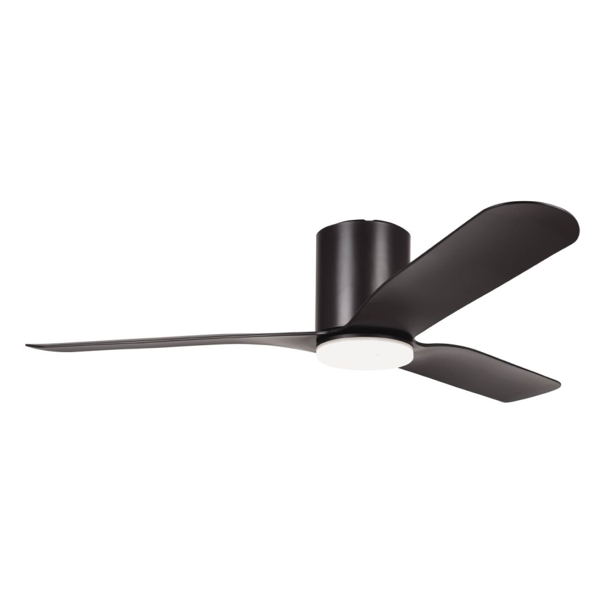 Eglo - LED Stmievateľný stropný ventilátor LED/17W/230V 3000/4000/5000K pr. 132 cm čierny + diaľkové ovládanie
