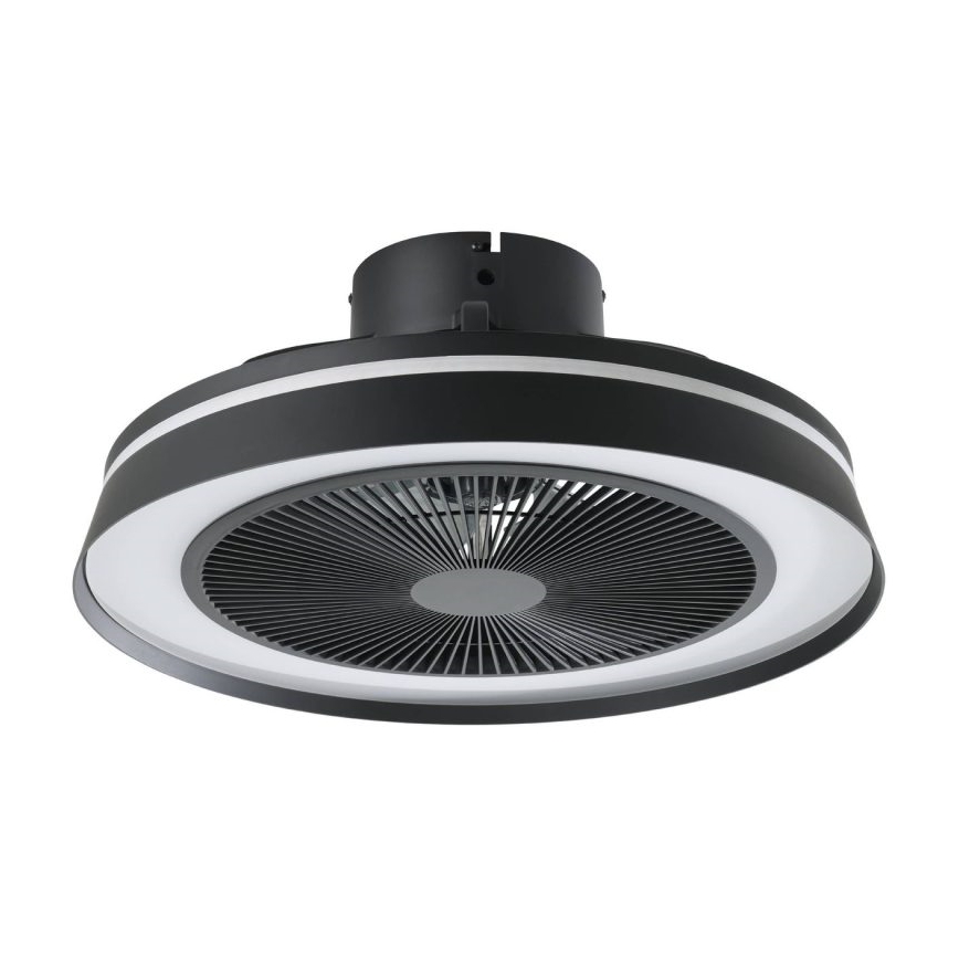 Eglo - LED RGBW zatemnljiv stropni ventilator 3xLED/8,5W/230V+LED/6W 2700-6500K premer 48 cm črna + daljinski upravljalnik