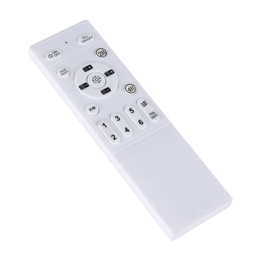 Eglo - LED RGBW zatemnljiv stropni ventilator 3xLED/8,5W/230V+LED/6W 2700-6500K premer 48 cm črna + daljinski upravljalnik