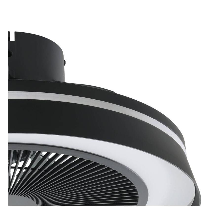 Eglo - LED RGBW Stmievateľný stropný ventilátor 3xLED/8,5W/230V+LED/6W 2700-6500K pr. 48 cm čierny + diaľkové ovládanie