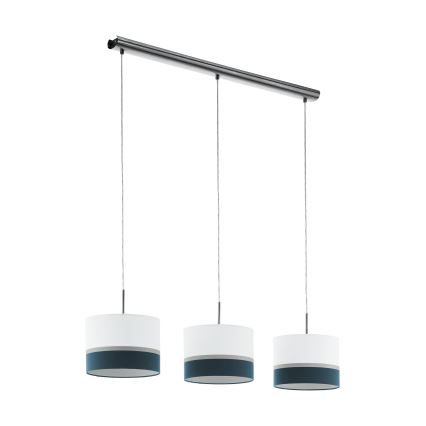 Eglo 38555 - Luster na lanku SPALTINI 3xE27/60W/230V