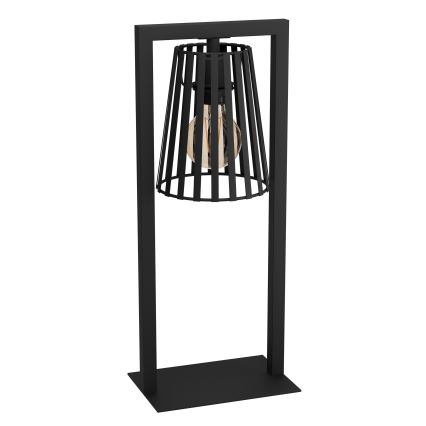 Eglo - Stolná lampa 1xE27/40W/230V čierna