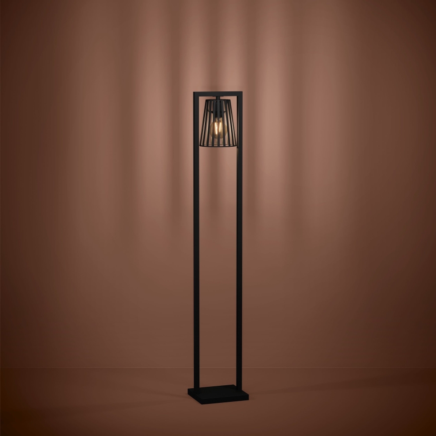 Eglo - Stojacia lampa 1xE27/40W/230V čierna