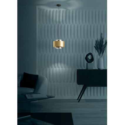Eglo - Luster na lanku 1xE27/40W/230V zlatá