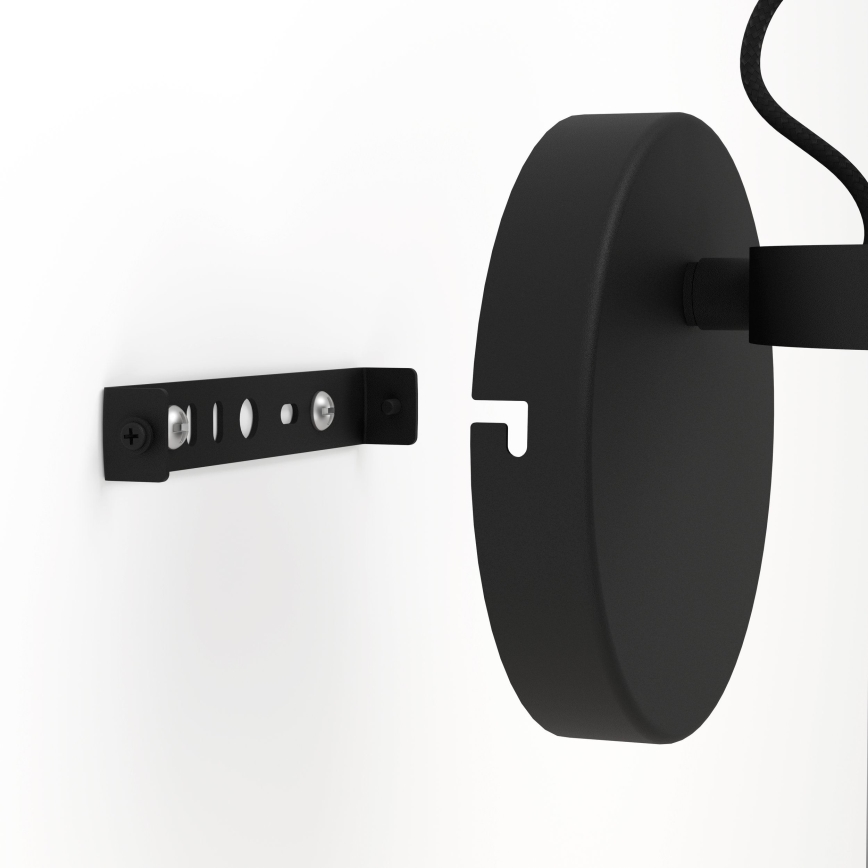 Eglo - Nástenné svietidlo 1xE27/28W/230V čierna
