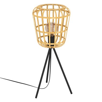 Eglo - Stolná lampa 1xE27/40W/230V bambus