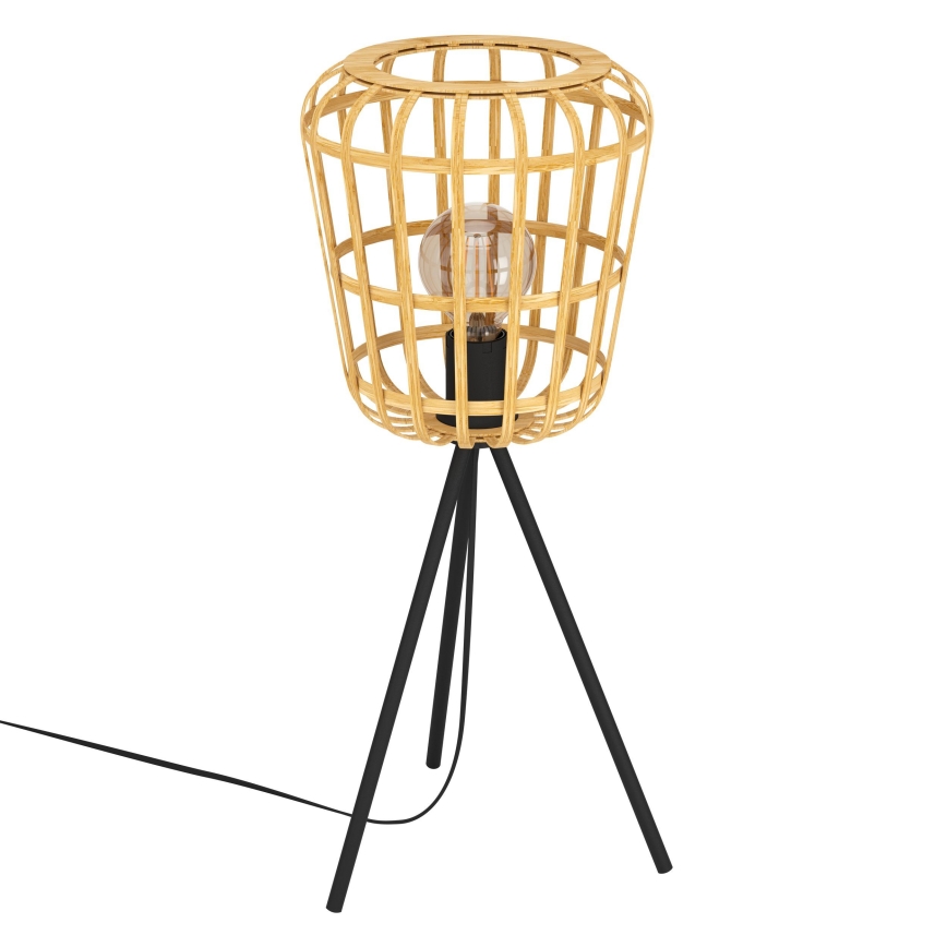 Eglo - Stolná lampa 1xE27/40W/230V bambus