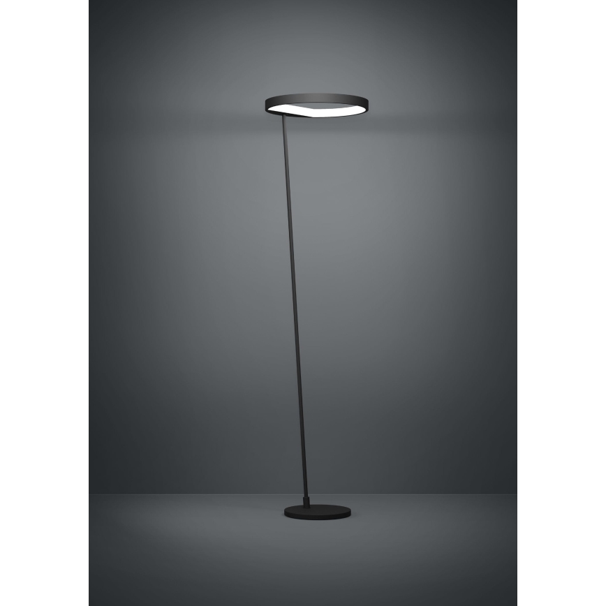 Eglo - LED Stmievateľná stojacia lampa LED/23W/230V 3000K čierna
