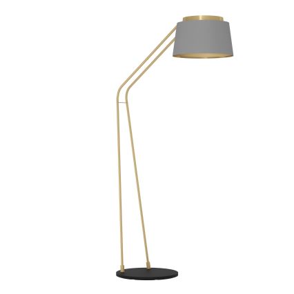 Eglo - Stojacia lampa 1xE27/40W/230V šedá/zlatá
