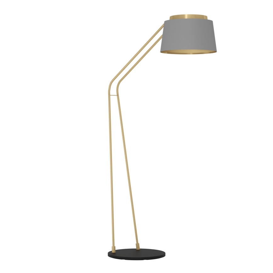Eglo - Stojacia lampa 1xE27/40W/230V šedá/zlatá