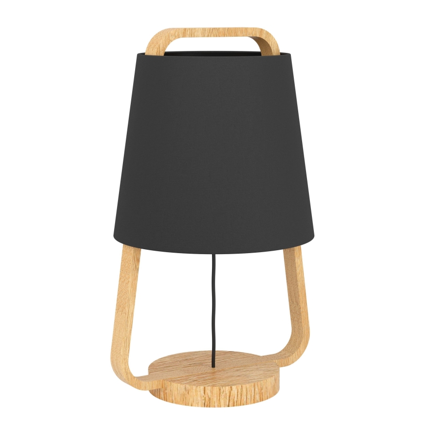 Eglo - Stolná lampa 1xE27/40W/230V čierna