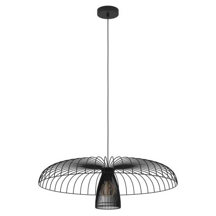 Eglo - Luster na lanku 1xE27/60W/230V pr. 77 cm čierna