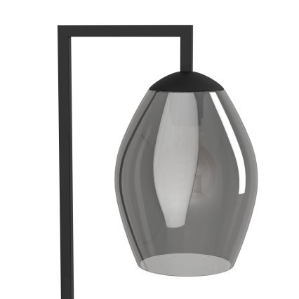 Eglo - Stojacia lampa 1xE27/40W/230V dymová