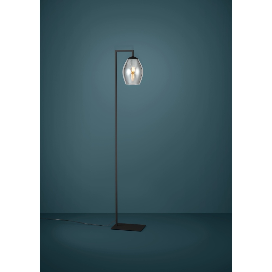 Eglo - Stojacia lampa 1xE27/40W/230V dymová