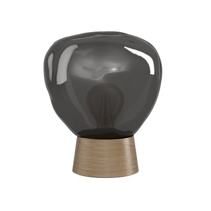 Eglo - Stolná lampa 1xE27/40W/230V dymová