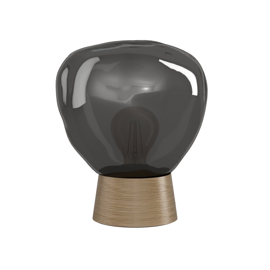 Eglo - Stolná lampa 1xE27/40W/230V dymová