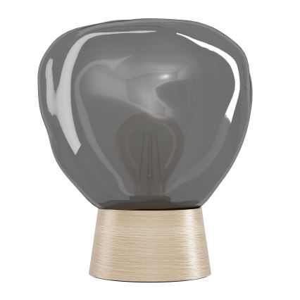 Eglo - Stolná lampa 1xE27/40W/230V dymová