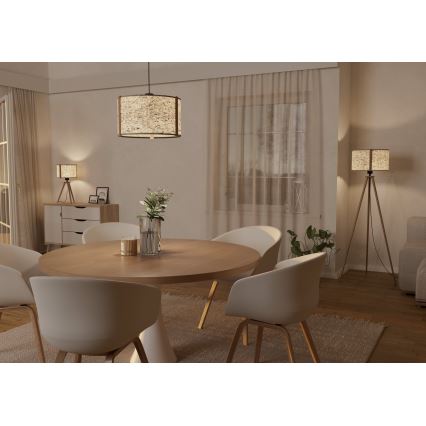 Eglo - Stojacia lampa 1xE27/25W/230V béžová