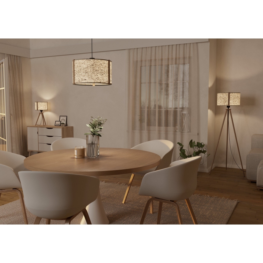 Eglo - Stojacia lampa 1xE27/25W/230V béžová