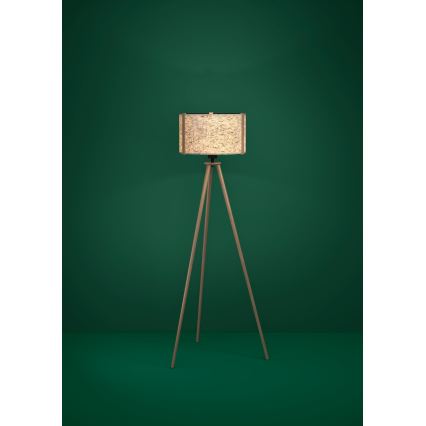 Eglo - Stojacia lampa 1xE27/25W/230V béžová
