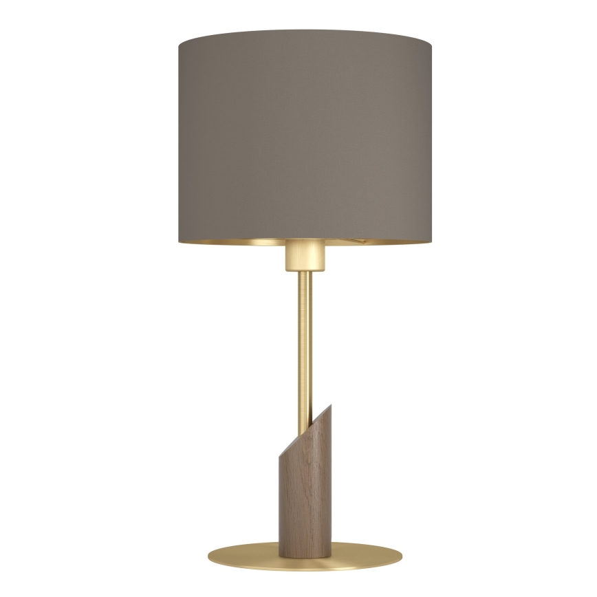 Eglo - Stolná lampa 1xE27/40W/230V hnedá/zlatá