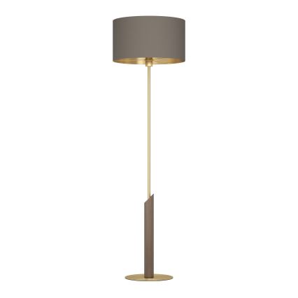 Eglo - Stojacia lampa 1xE27/40W/230V hnedá/zlatá