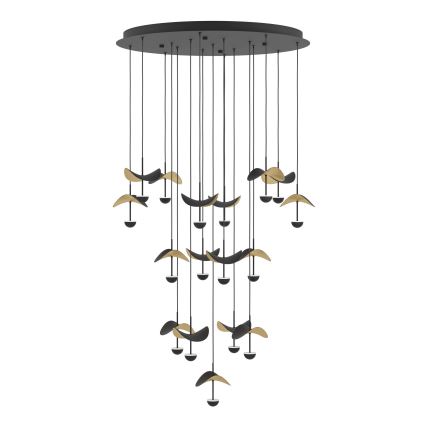 Eglo - LED Stmievateľný luster na lanku 17xLED/2,3W/230V 3000K pr. 78 cm