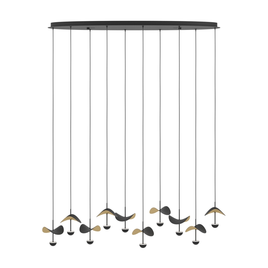 Eglo - LED Stmievateľný luster na lanku 10xLED/2,3W/230V 3000K