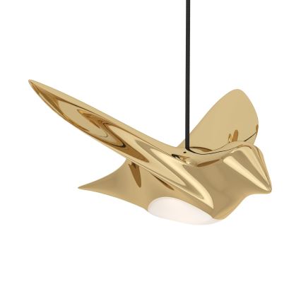 Eglo - LED Stmievateľný luster na lanku 8xLED/4,2W/230V 3000K zlatá