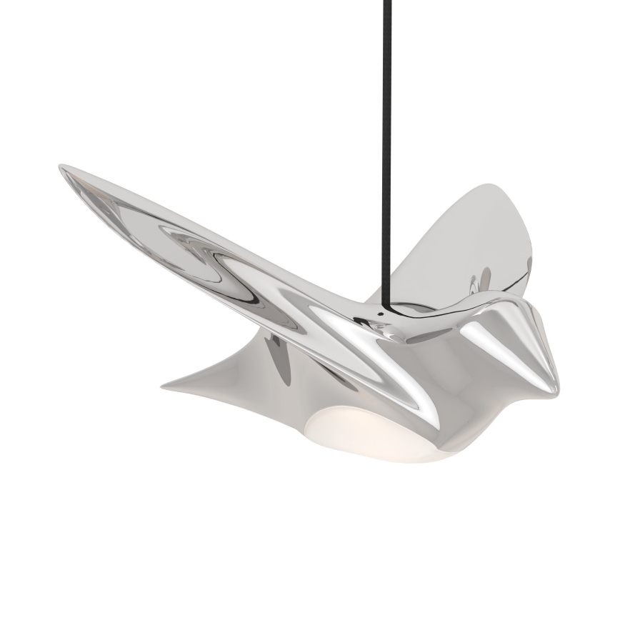 Eglo - LED Stmievateľný luster na lanku 8xLED/4,2W/230V 3000K lesklý chróm