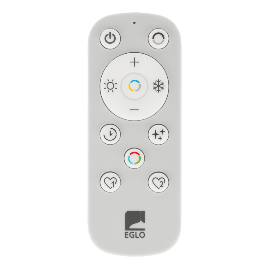 Eglo - LED Stmievateľný luster na lanku 6xLED/3,7W/230V 2700-6500K dymová + diaľkové ovládanie