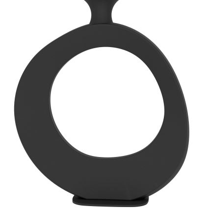 Eglo - Stolná lampa 1xE27/60W/230V 52,5 cm čierna/krémová