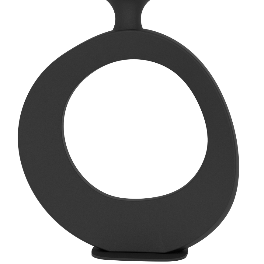 Eglo - Stolná lampa 1xE27/60W/230V 52,5 cm čierna/krémová