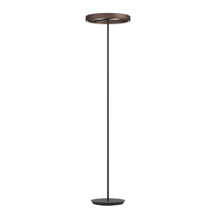 Eglo - LED Stmievateľná stojacia lampa s pohybovým senzorom 2xLED/19W/230V 2200-6500K hnedá