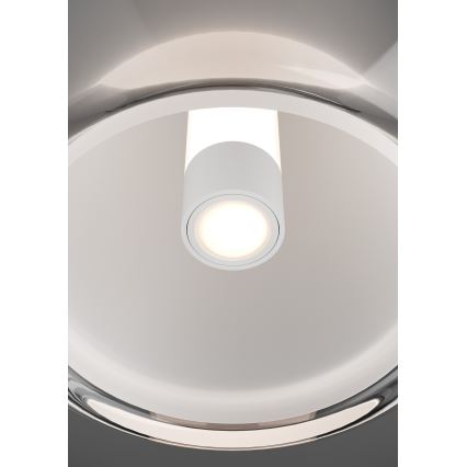 Eglo - LED stmievateľná stolná lampa LED/5,5W/230V + LED/1,6W 2200-6500K čierny chróm