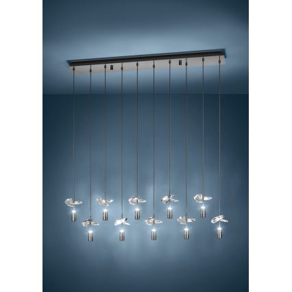 Eglo - LED luster na lanku 10xLED/2,6W/230V 2200/3000/4000K lesklý chróm